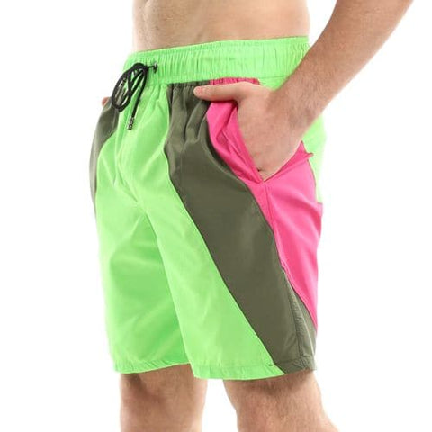 Caesar Printed Swim Short, Water Proof 100% Polyester Fabric