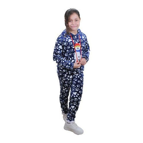 Caesar Girl Velvet Pajama with Embriodery Photo