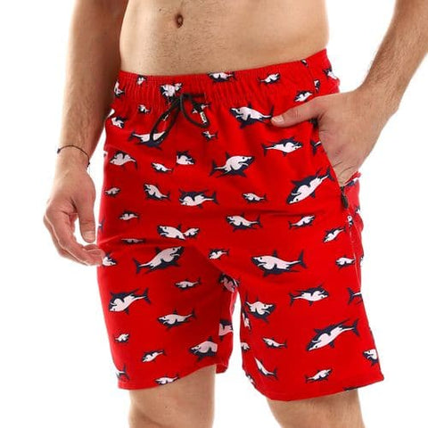 Caesar Printed Swim Short, Water Proof 100% Polyester Fabric