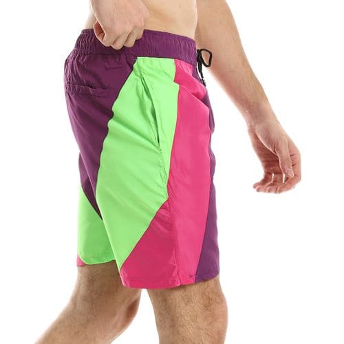 Caesar Printed Swim Short, Water Proof 100% Polyester Fabric