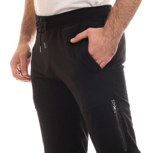 Men's sweatpants with pockets Black