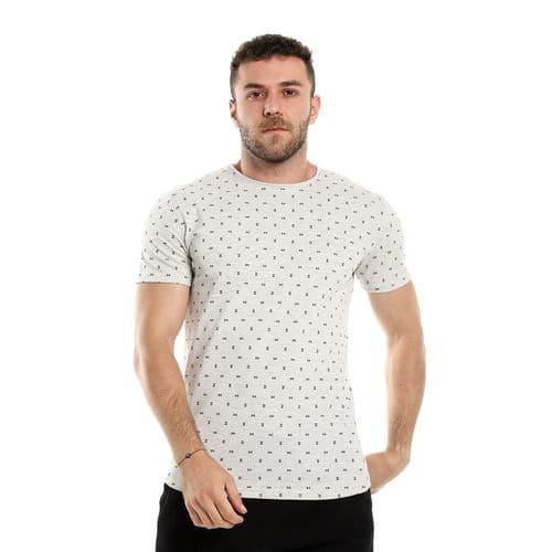 Men's Round T-shirt with round neck