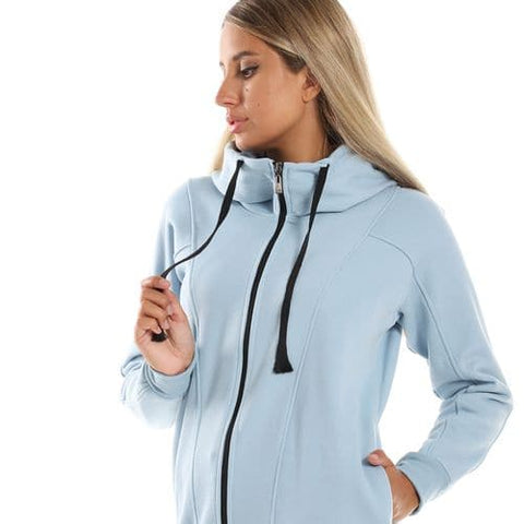 Caesar Woman Hoodie with Zipper and Pocket