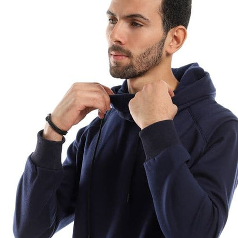 Caesar Mens Plain Hoodiewith Side Pockets