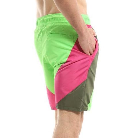 Caesar Printed Swim Short, Water Proof 100% Polyester Fabric