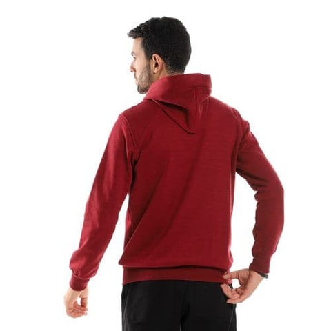 Caesar Mens Plain Hoodiewith Side Pockets