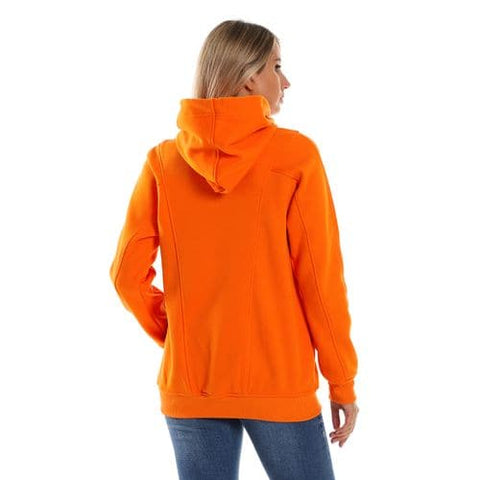 Caesar Woman Hoodie with Zipper and Pocket