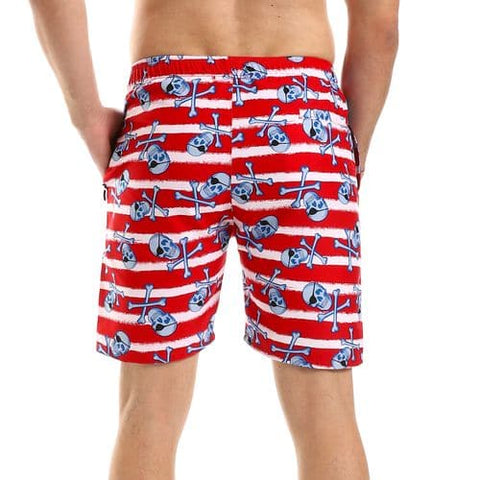 Caesar Printed Swim Short, Water Proof 100% Polyester Fabric