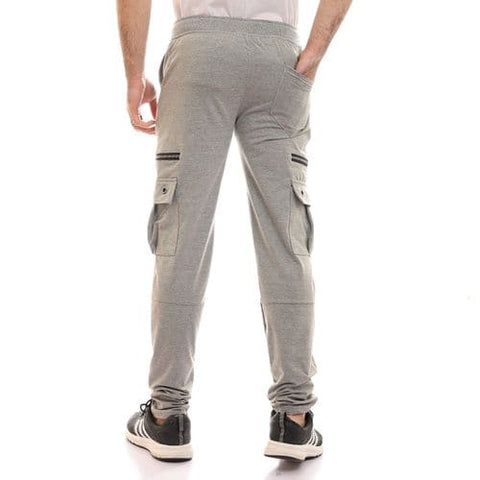 Caesar Elastic Waist with Baggy Sweatpants - Grey