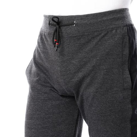 Caesar Elastic Waist with Drawstring Dark Grey Sweatpants