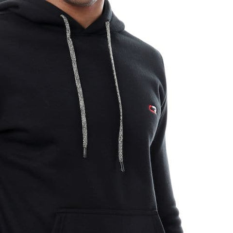 Caesar CAESAR Front Pockets Hoodie - Black