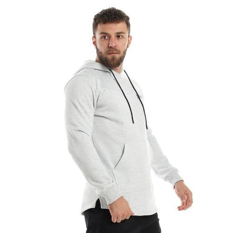 Caesar Mens Printed Hodie with Front Pockets