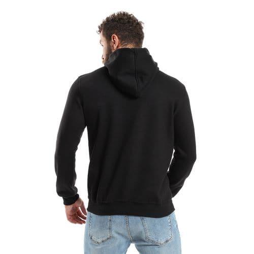 Men's Black Hoodie printed future from Caesar